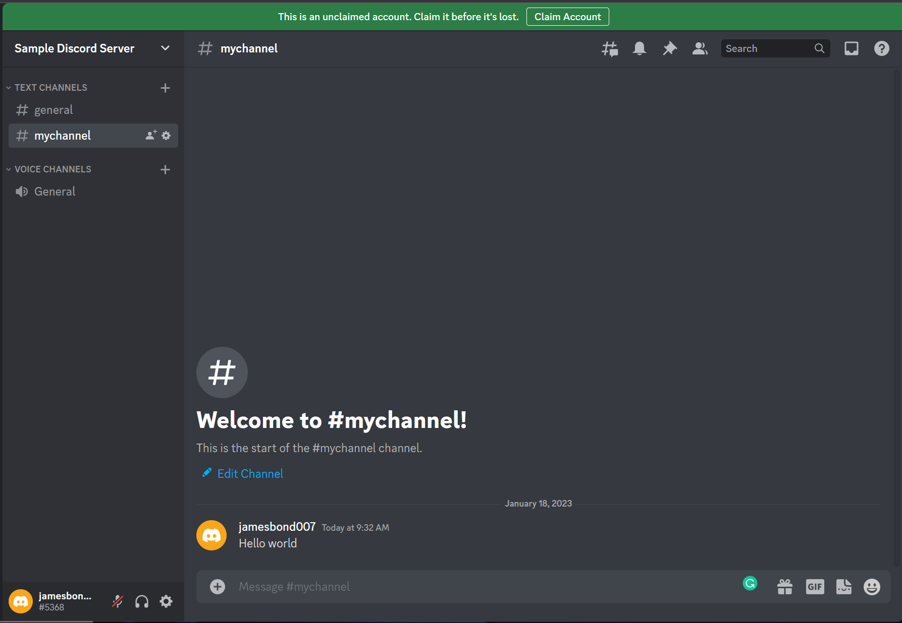 Is it possible to edit the content/ embed message of the discord