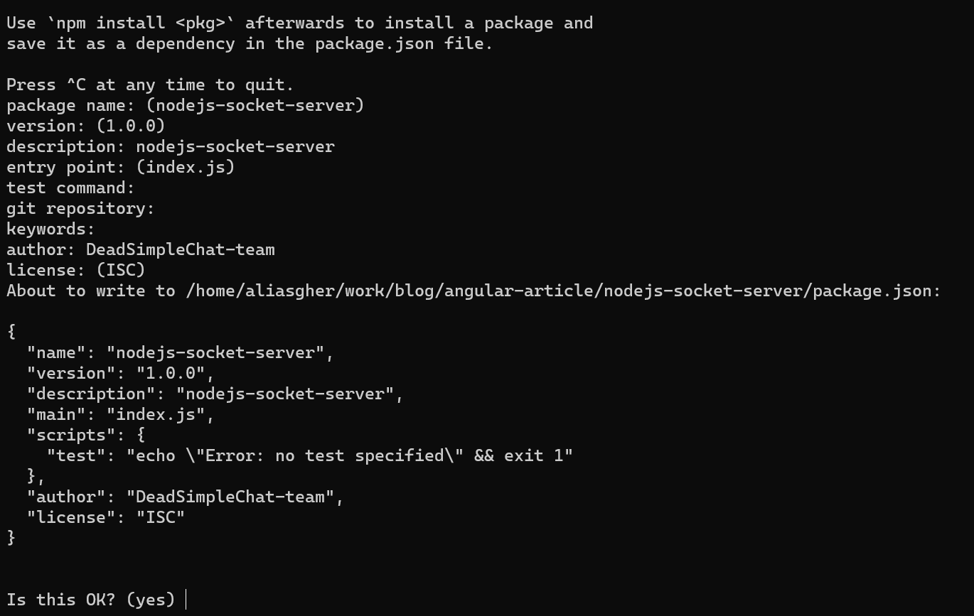 Angular Chat Application with Socket.io and Node Js