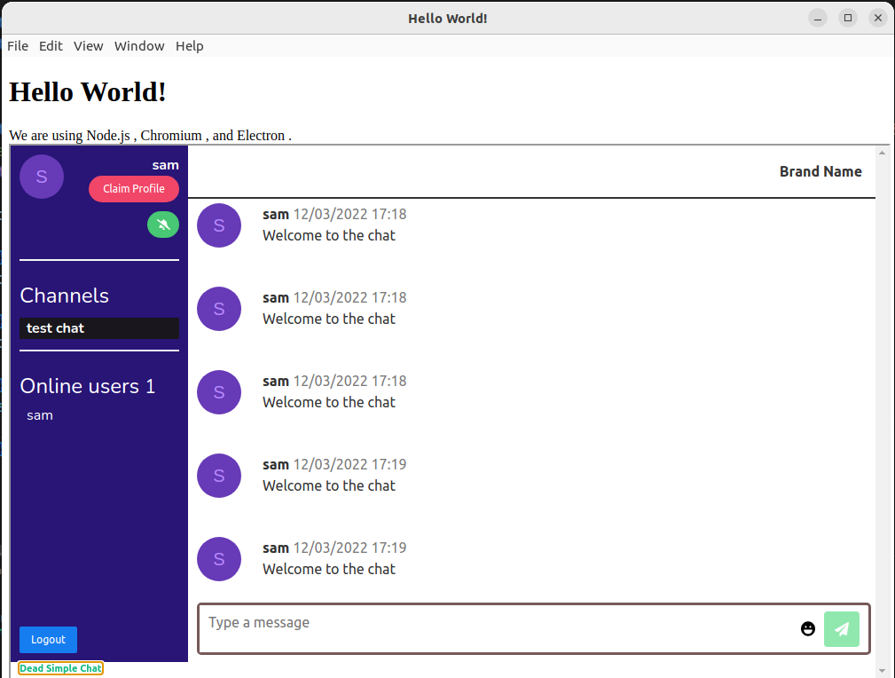 Electron Chat App Tutorial Building a Desktop Chat App