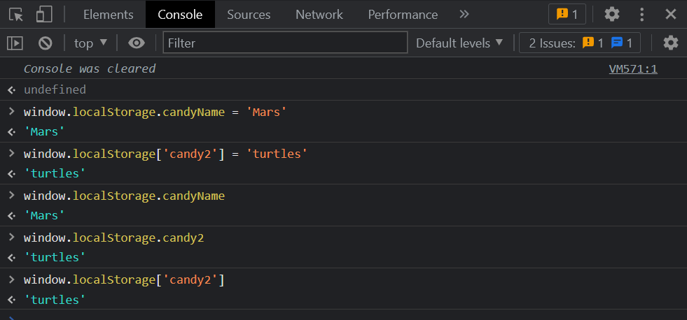 Js localstorage